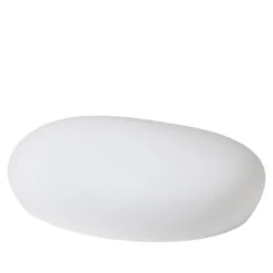 Solcellesten plast hvid IP44 40x30x16 cm