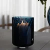 Specktrum Meadow Swirl Cylinder vase med fod blå