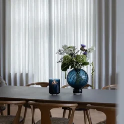 Specktrum Meadow Swirl Cylinder vase med fod blå