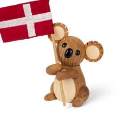 Spring Copenhagen Matilda koala med dannebrogsflag H 10 cm