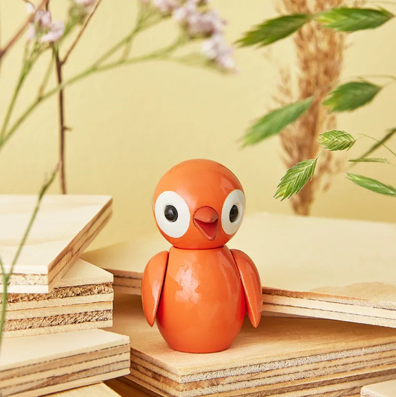 Spring Copenhagen optimistic orange fugl