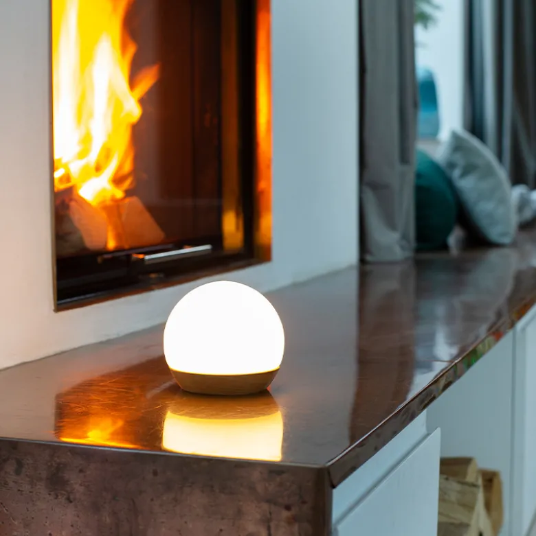 Spring Copenhagen Snowball genopladelig lampe Ø 11 cm