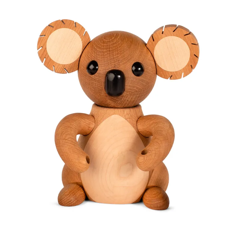 Spring Copenhagen Victoria koala stor med dannebrogsflag H 25 cm