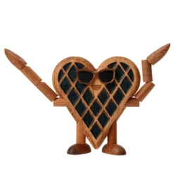 Spring Copenhagen Woodies Wendy Waffle træfigur H 7,8 cm
