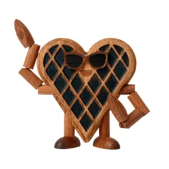 Spring Copenhagen Woodies Wendy Waffle træfigur H 7,8 cm