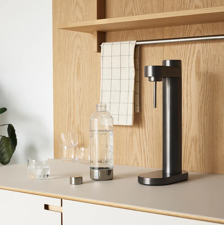 Stelton Brus sodavandsmaskine black metallic