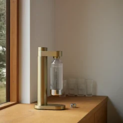 Stelton Brus sodavandsmaskine brushed brass