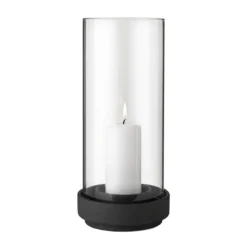 Stelton Classic hurricane lysestage sort H29 cm