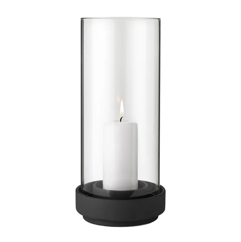 Stelton Classic hurricane lysestage sort H29 cm