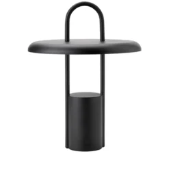Stelton Pier portable LED lampe sort H 33,5 cm