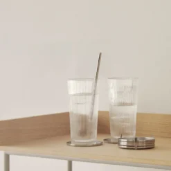 Stelton sugerør stål 4 stk.