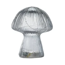 Svampe lampe 15 LED assorterede farver H 20,5 cm