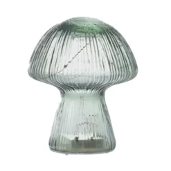 Svampe lampe 15 LED assorterede farver H 20,5 cm