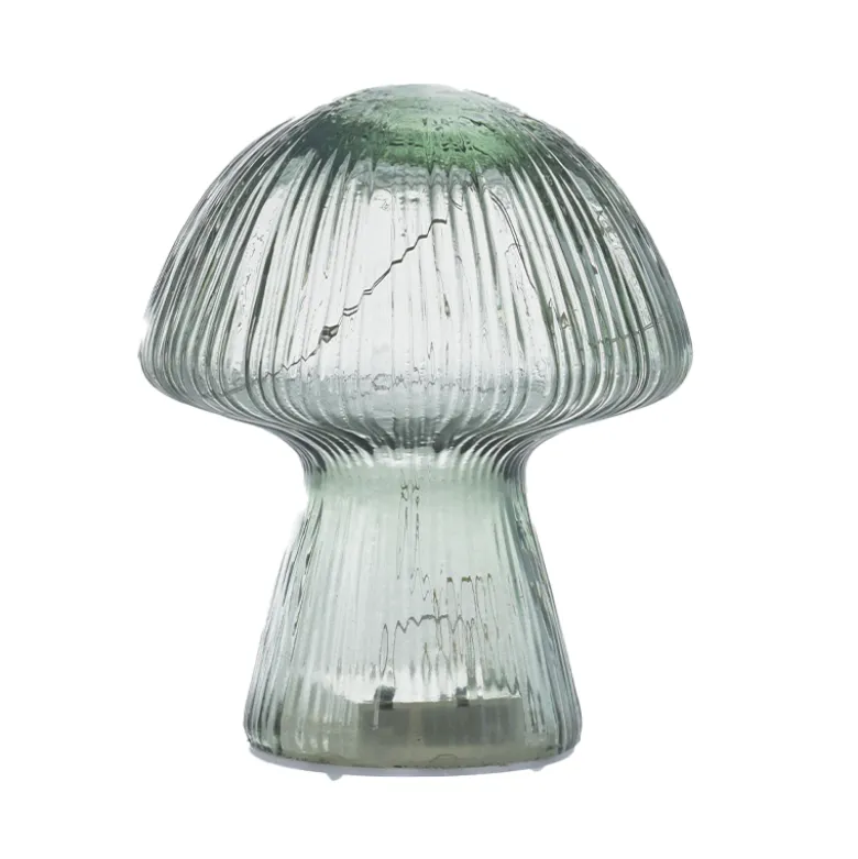 Svampe lampe 15 LED assorterede farver H 20,5 cm