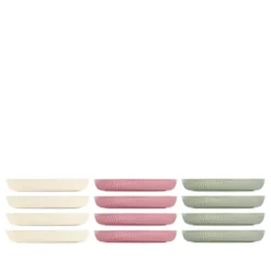 Tallerken 4 stk. Ø 20 cm i assorterede farver