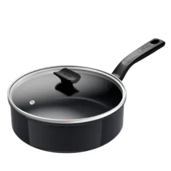 Tefal Change sauterpande sort Ø 24 cm med låg