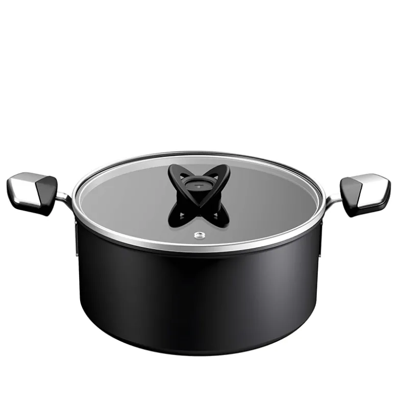 Tefal Excellence gryde sort 5,2 liter med låg Ø 24 cm