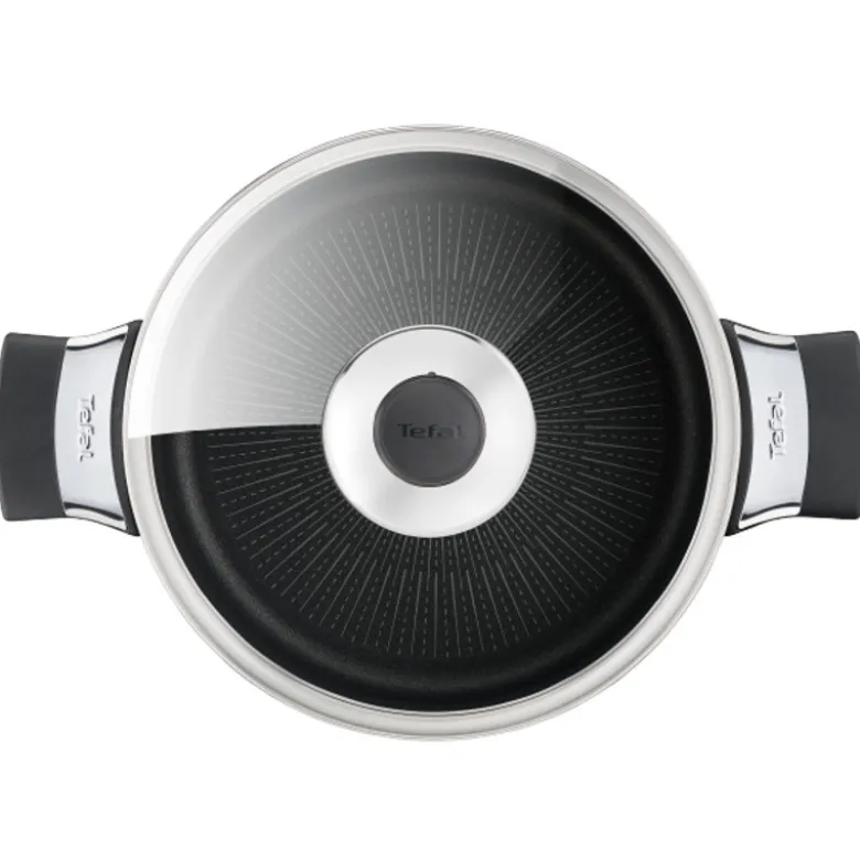 Tefal Excellence gryde sort med låg 5.4 liter