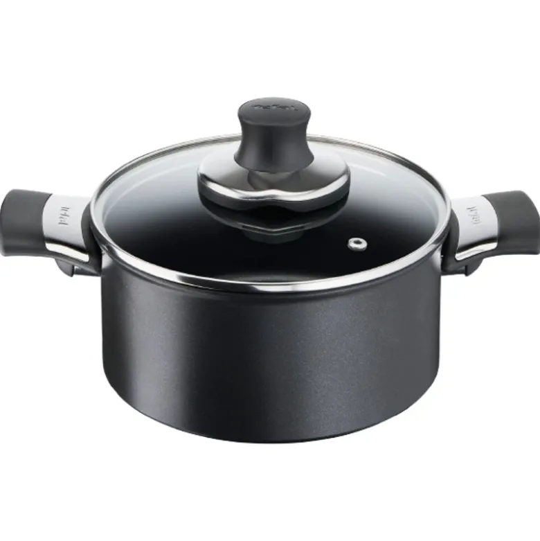 Tefal Excellence gryde sort med låg 5.4 liter