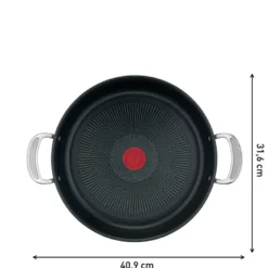 Tefal Jamie Oliver Cook's Classics SS non-stick chefpande med låg Ø 30 cm