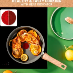 Tefal Renew sauterpande med låg og keramisk belægning grå 24 cm