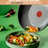 Tefal Renew wokpande med keramisk belægning grå 28 cm
