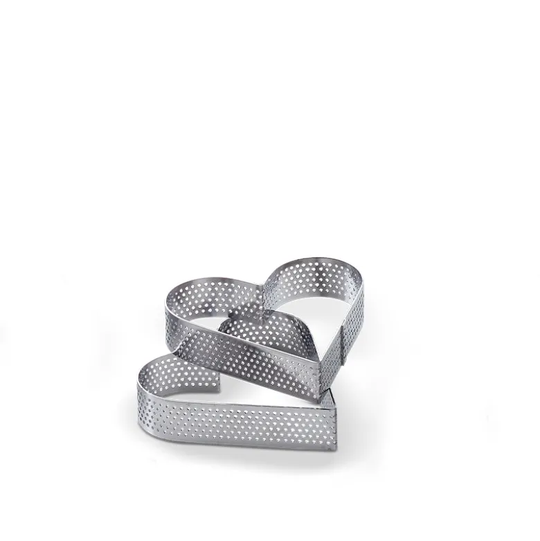 Tærteform hjerte 2 Stk. 9 Cm