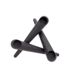 Uyuni Lighting Bonfire lysestage mat sort 14,5 cm