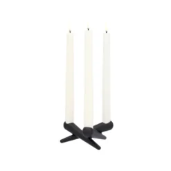 Uyuni Lighting Bonfire lysestage mat sort 14,5 cm