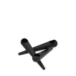 Uyuni Lighting Bonfire lysestage mat sort 14,5 cm