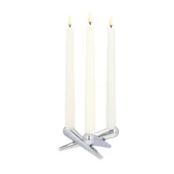 Uyuni Lighting Bonfire lysestage chrome 14,6 cm