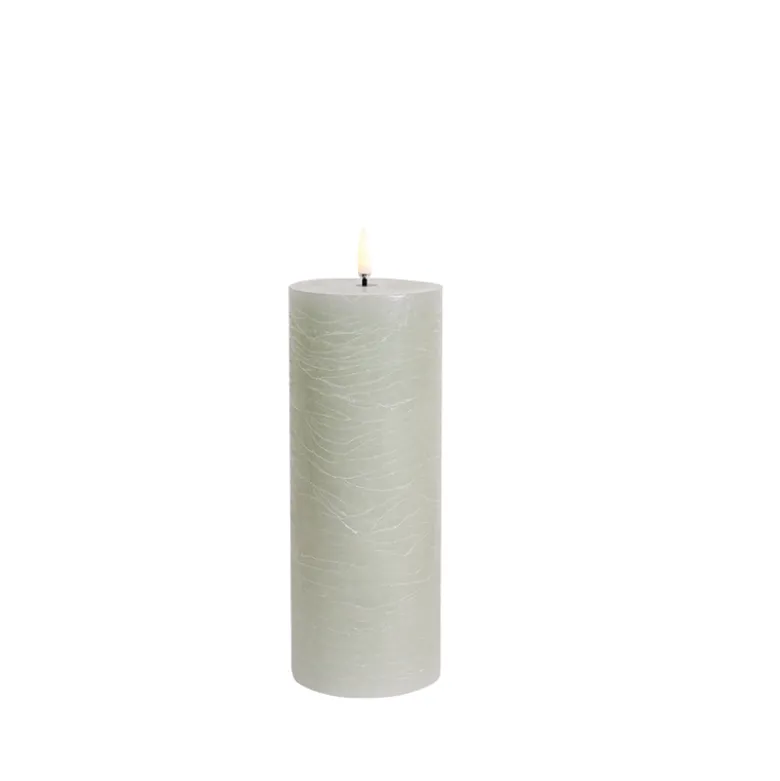 Uyuni Lighting LED bloklys dusty green H 20,3 cm