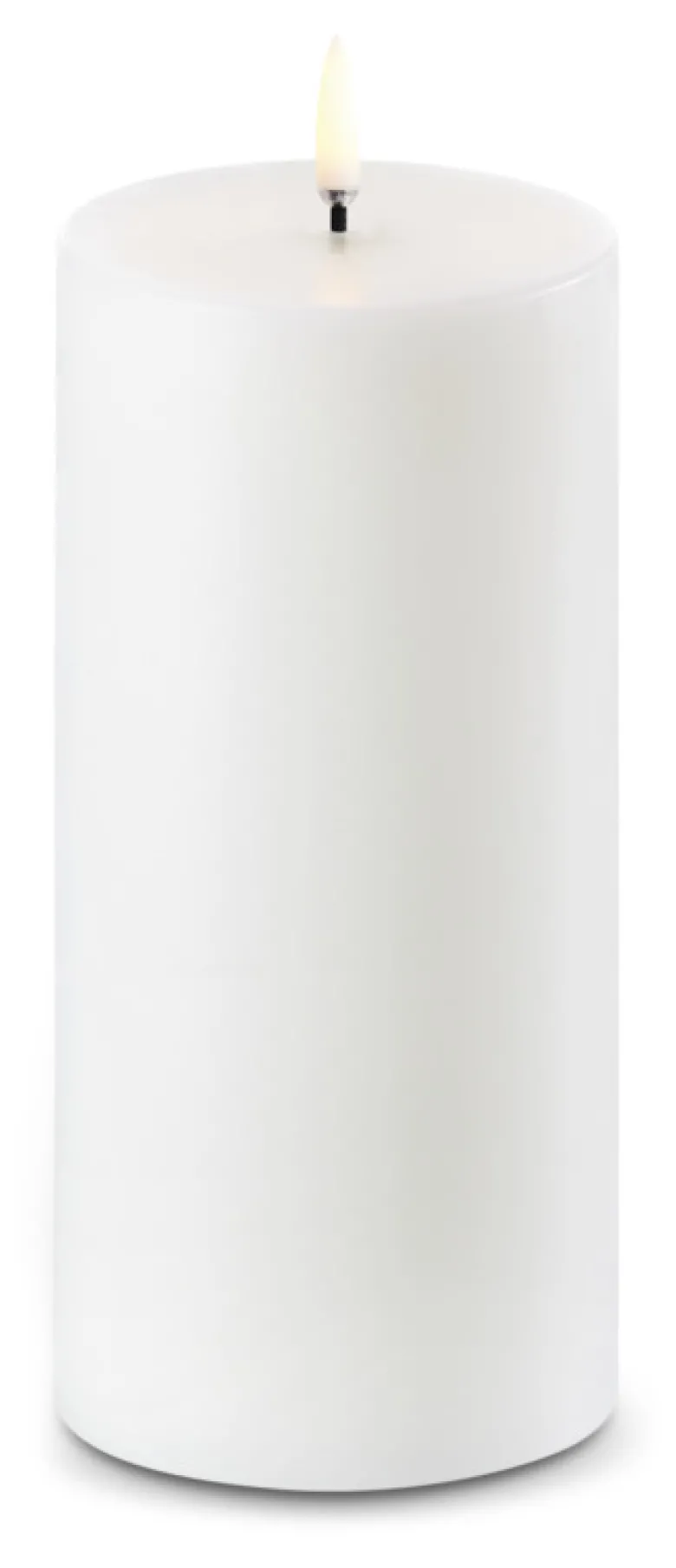 Uyuni Lighting LED bloklys hvid H 15 cm Ø 7,8 cm