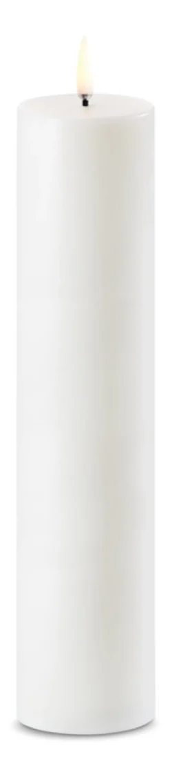 Uyuni Lighting LED bloklys hvid H 22 cm Ø 4,8 cm