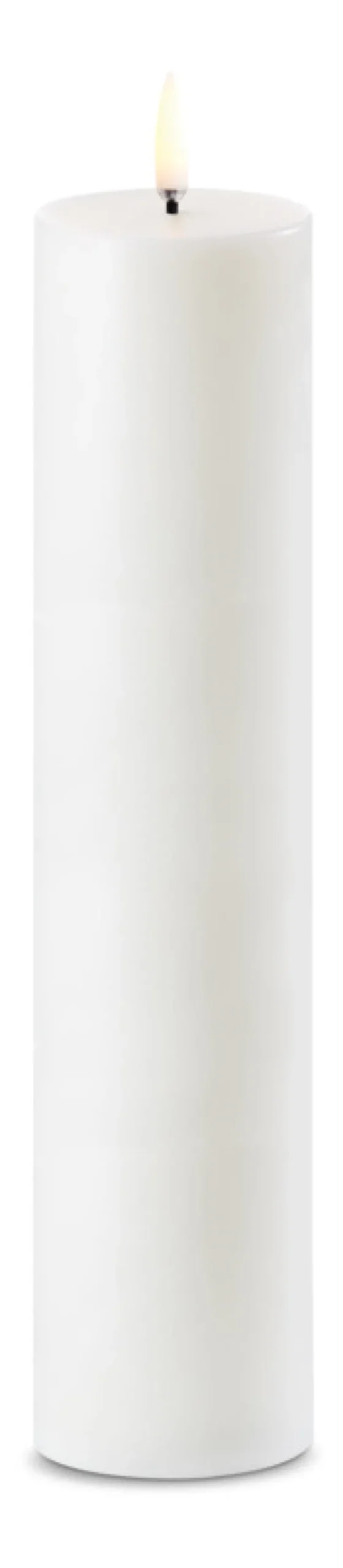 Uyuni Lighting LED bloklys hvid H 22 cm Ø 4,8 cm
