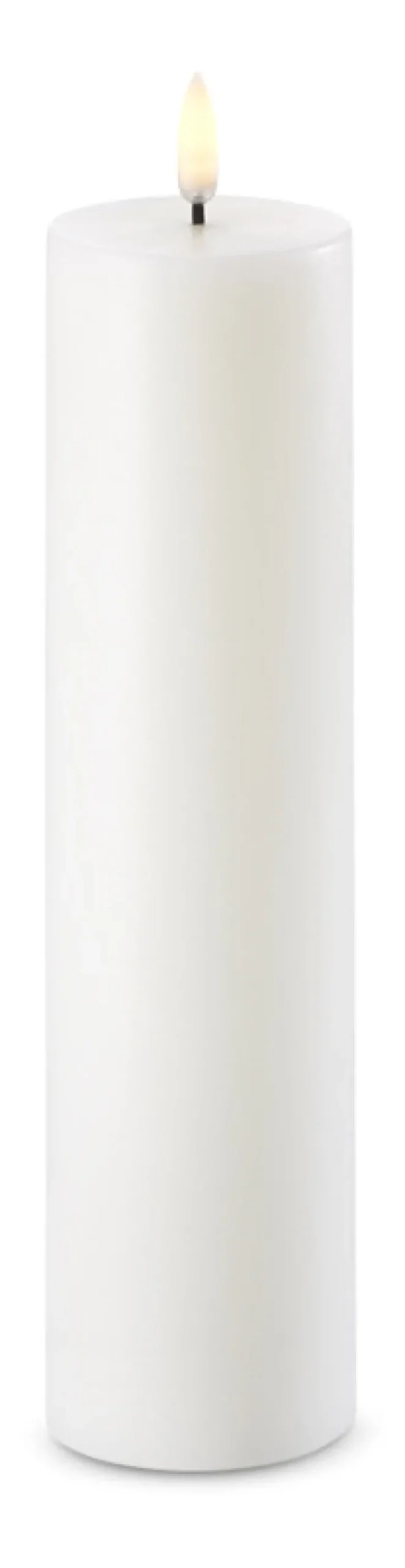 Uyuni Lighting LED bloklys hvid H 22 cm D 5,8 cm