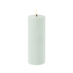 Uyuni Lighting LED bloklys støvet grøn H 15,2 cm