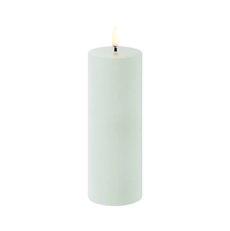 Uyuni Lighting LED bloklys støvet grøn H 15,2 cm