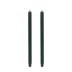 Uyuni Lighting LED kertelys pine green 2 stk. H 25 cm