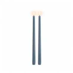 Uyuni Lighting LED stagelys lyseblå H 32 cm 2 stk.