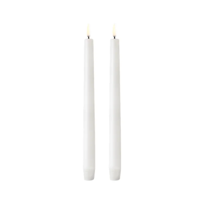 Uyuni Lighting LED stagelys 2 stk. hvid H 25 cm