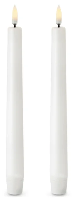 Uyuni Lighting LED stagelys 2 stk. hvid H 20 cm