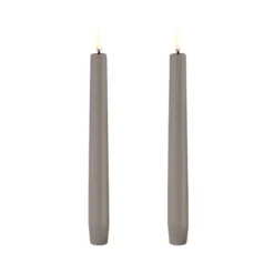Uyuni Lighting LED stagelys 2 stk. sand H 20,5 cm
