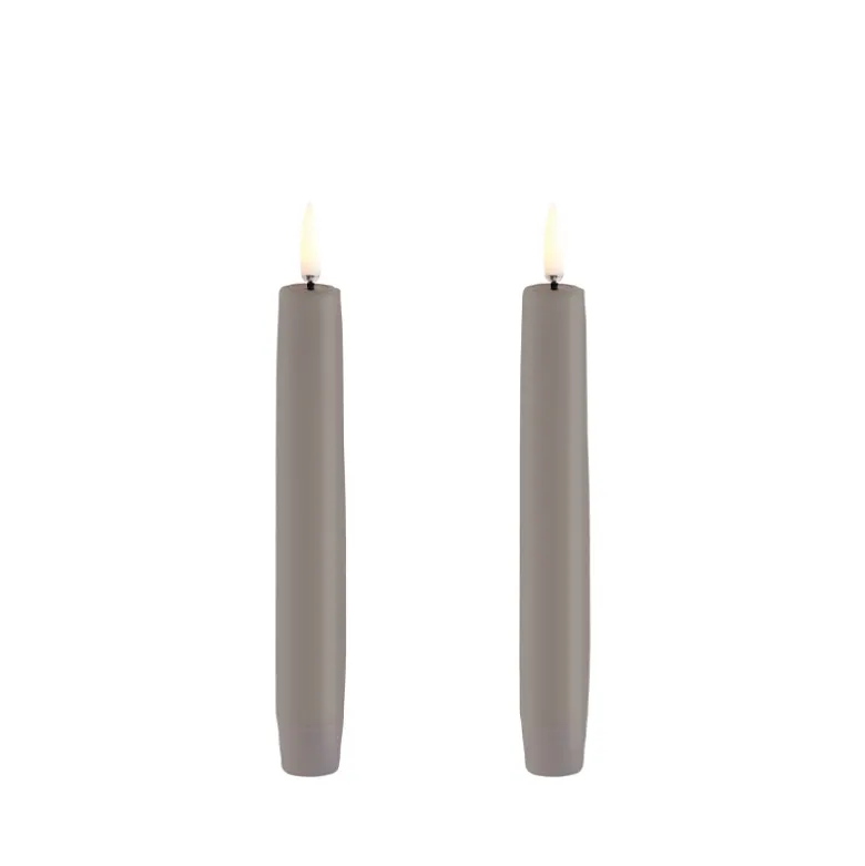 Uyuni Lighting LED stagelys 2 stk. sand H 15,5 cm