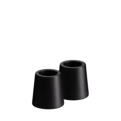 Uyuni Lighting lysestage mini taper mat sort 2 stk. H 2,3 cm