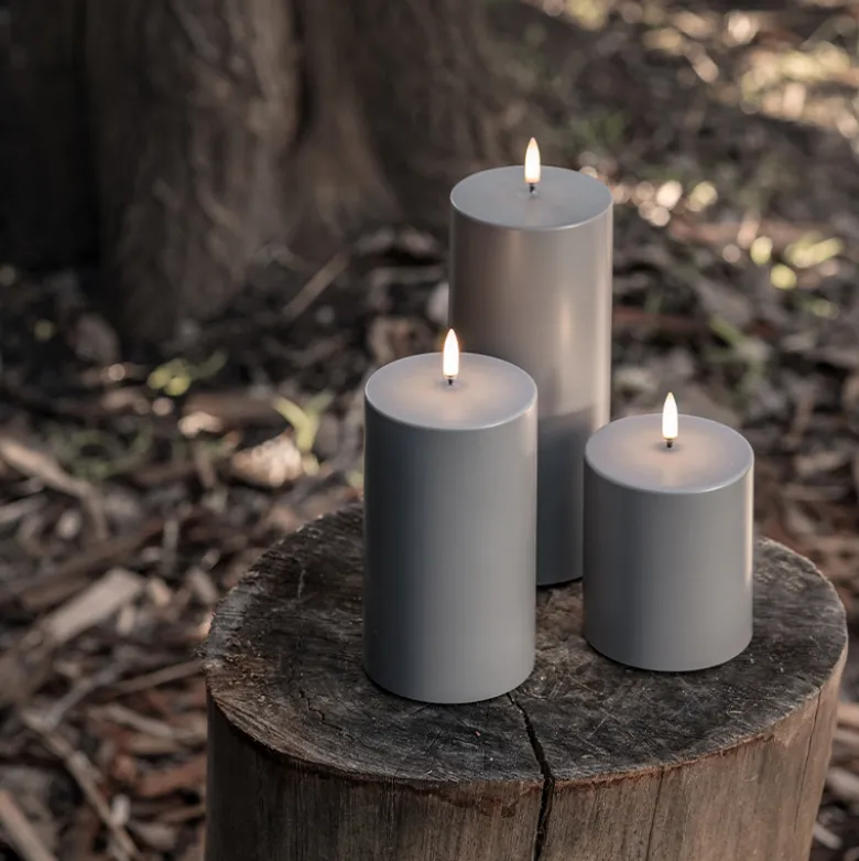 Uyuni Lighting Outdoor LED bloklys outdoor sandstone H 10 cm
