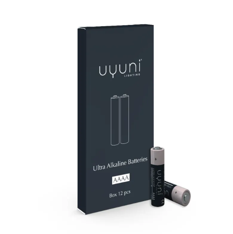 Uyuni Ligthing Ultra alkaline AAAA batteri 1,5V 12 stk.