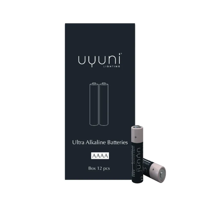 Uyuni Ligthing Ultra alkaline AAAA batteri 1,5V 12 stk.
