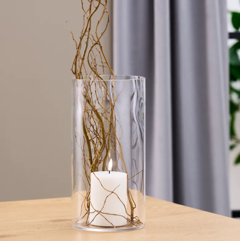 Vase cylinder glas Ø 15 cm H 30 cm