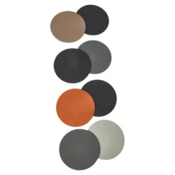 Vendbare glasbrikker Ø 10 cm 6 stk. assorterede farver